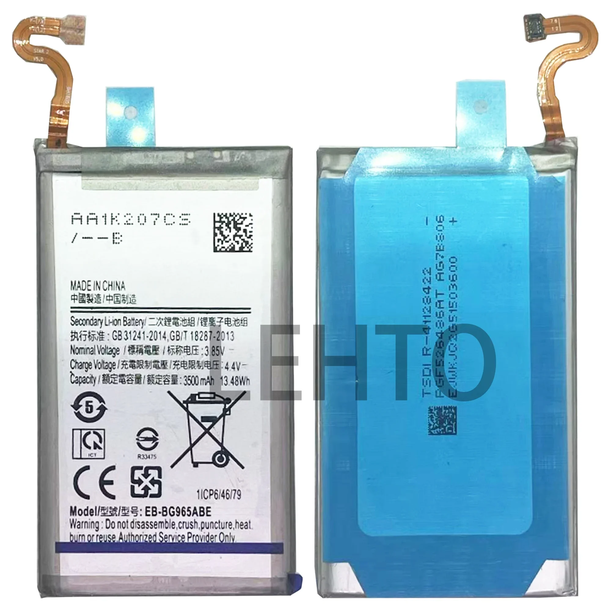 NEW Replacement Battery EB-BG965ABE For Samsung Galaxy S9 Plus S9+ SM-G965F G9650 G965DS G965U G965W Phone Battery 3500mAh