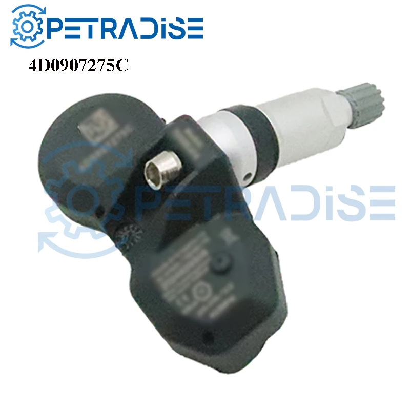 TPMS Tire Pressure Sensor 433MHZ For Audi A8 S8 Bentley Continental GT Volkswagen Phaeton Auto Parts OEM 4D0907275C 4D0907275E