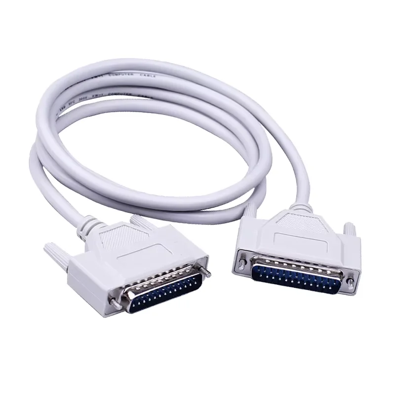 DB25 Extension Cable 1.5M 3M Serial Port Wire Apply for Computer Printer Data Cable Plug to Plug/Jacks to Plug