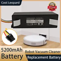 14.4V 5200mAh Rechargeable Lithium Ion Battery, For XIAOMI 1S 1ST Roborock SDJQR01RR Robot Vacuum Cleaner Replacement Battery