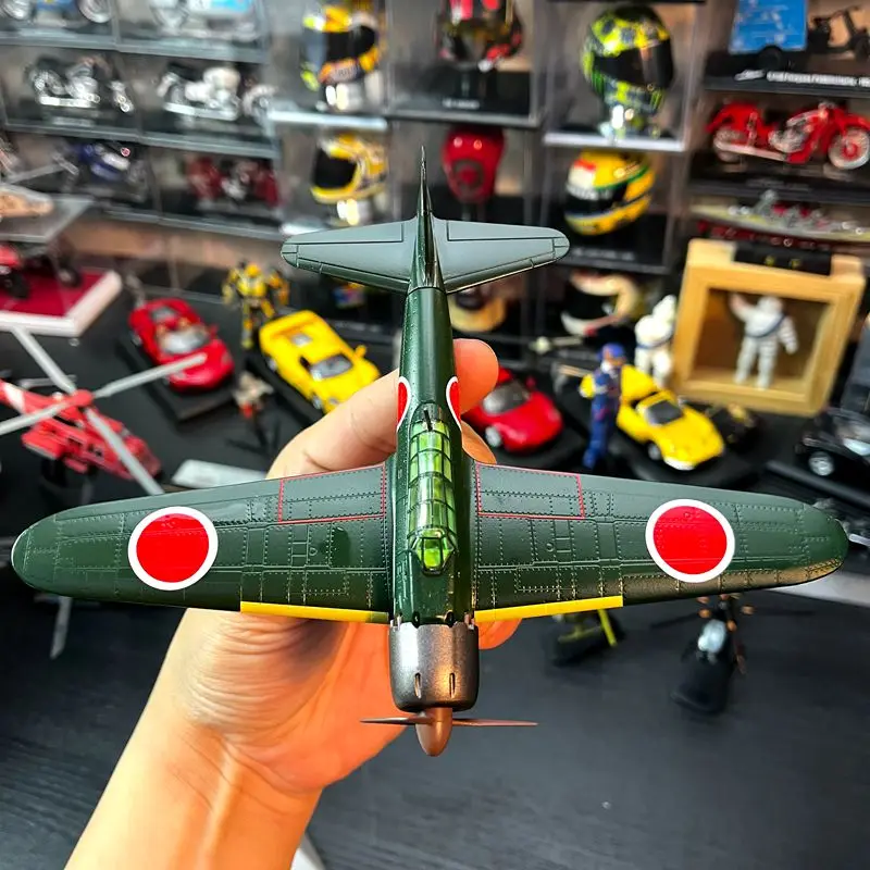 1: 72 Scale 52 Type Zero Fighter Model Green Coating Alloy WWII Finished Static Pendant