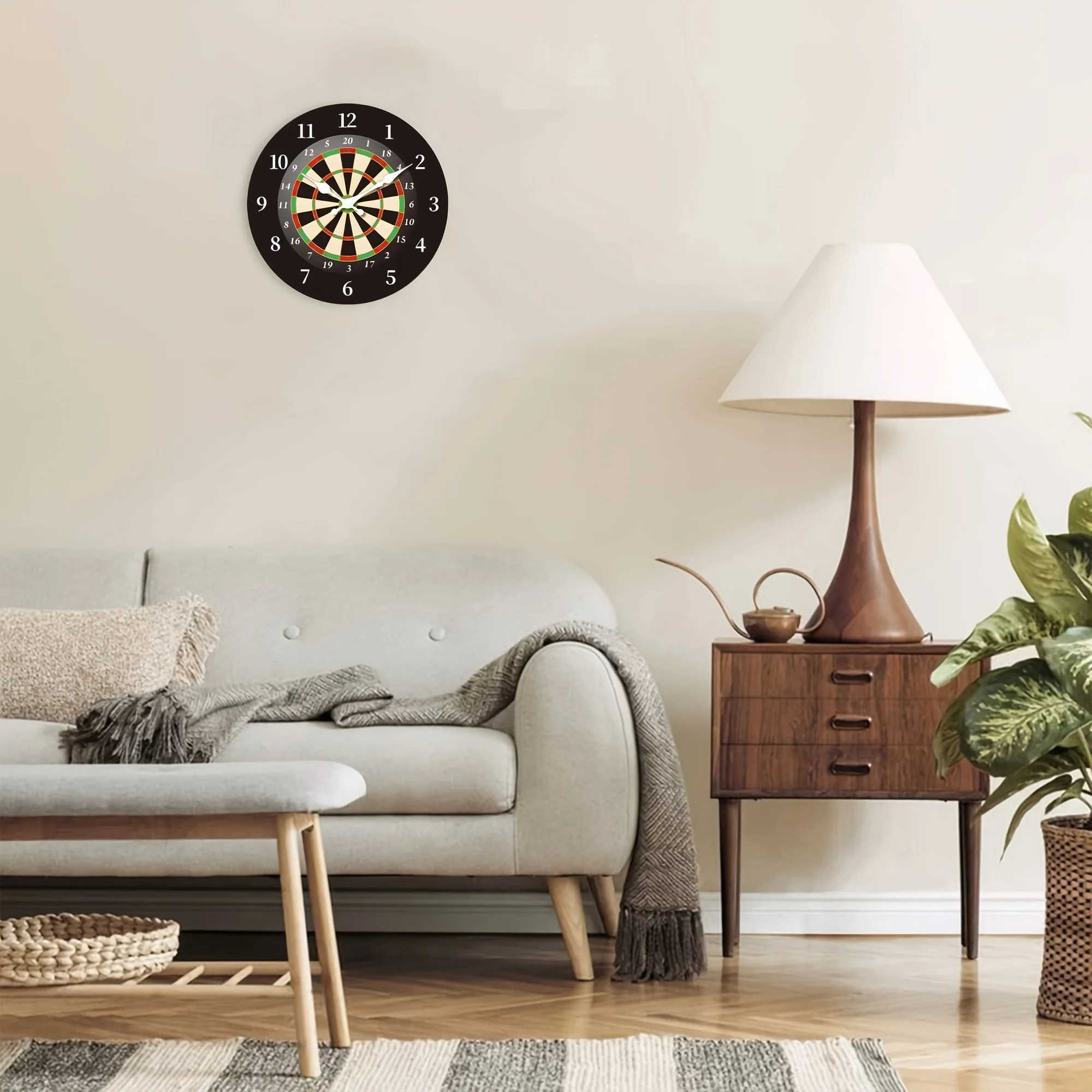 Cichy mechanizm kwarcowy, bez  – Home Office Background recenzja i cena