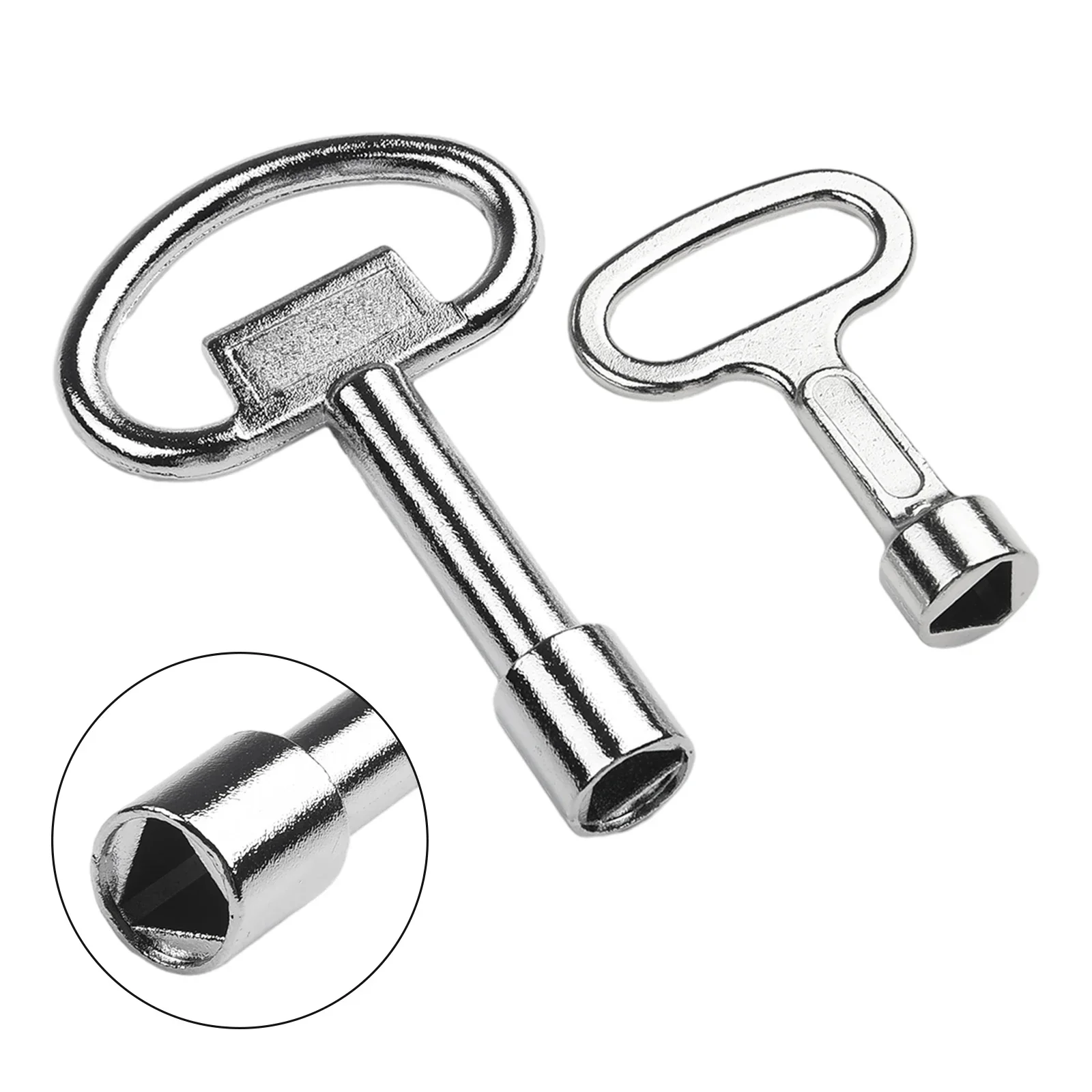 Água Tap Valve Switch Key Chave Triangular Elevador Porta Chave Bloqueio Chave Reparação Doméstica Ferramentas Manuais mm mm Buraco Pcs