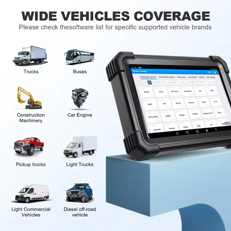 24 Volt Truck Scanner LAUNCH V+ Smartlink C2.0 Heavy Duty Diagnostic Equipment for Tractors Forklifts Backhoes