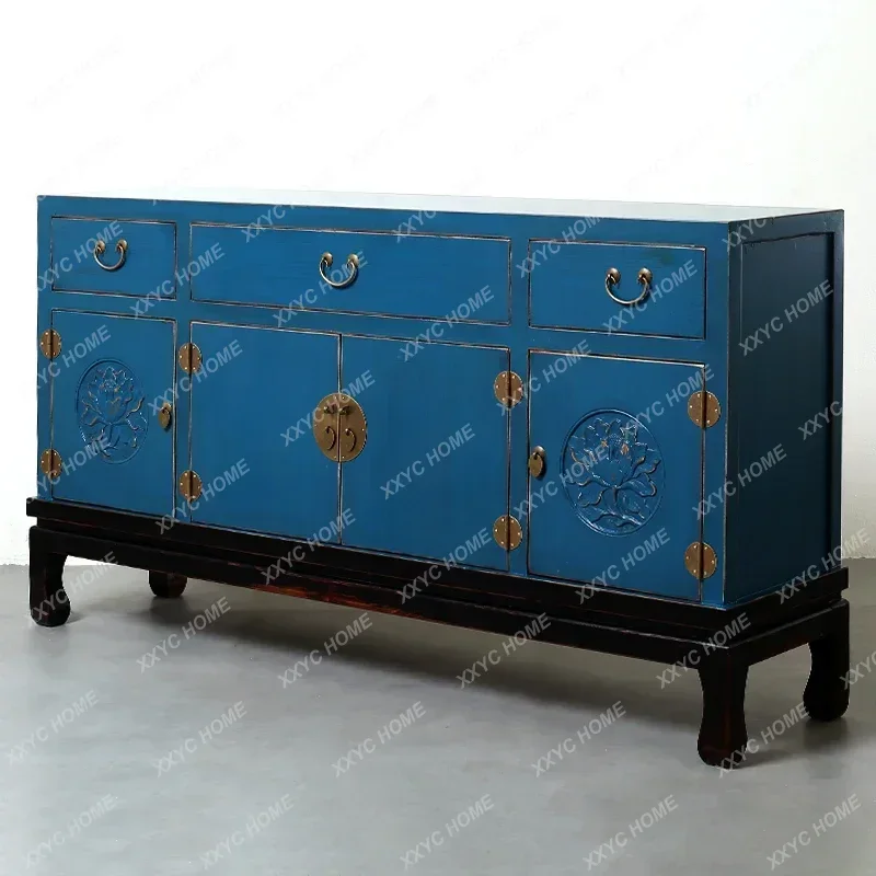 A Large-capacity Storage Xuan, New Chinese Style Old Furniture Dining Side Cabinet Storage Table