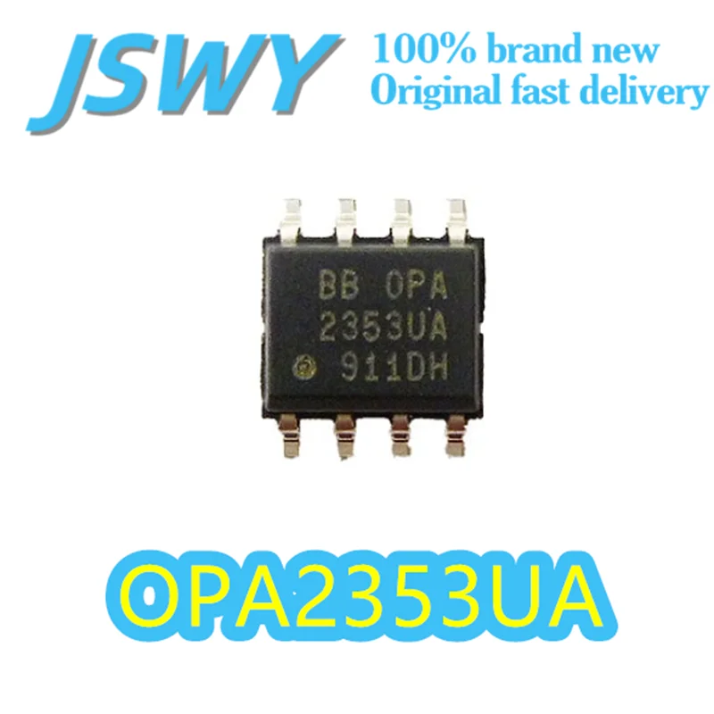 

(5/50 pieces) OPA2353UA silkscreen 2353UA SOIC8 package High-speed dual-channel CMOS op amp Rail-to-rail Original Quick delivery