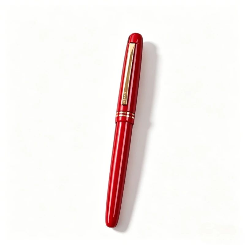 2027 PILOT Red Colors Fountain Pen Acrylic High Grade Imported Resin 0.5F Large Capacity Store Calligraphy Pen Authentic Quality