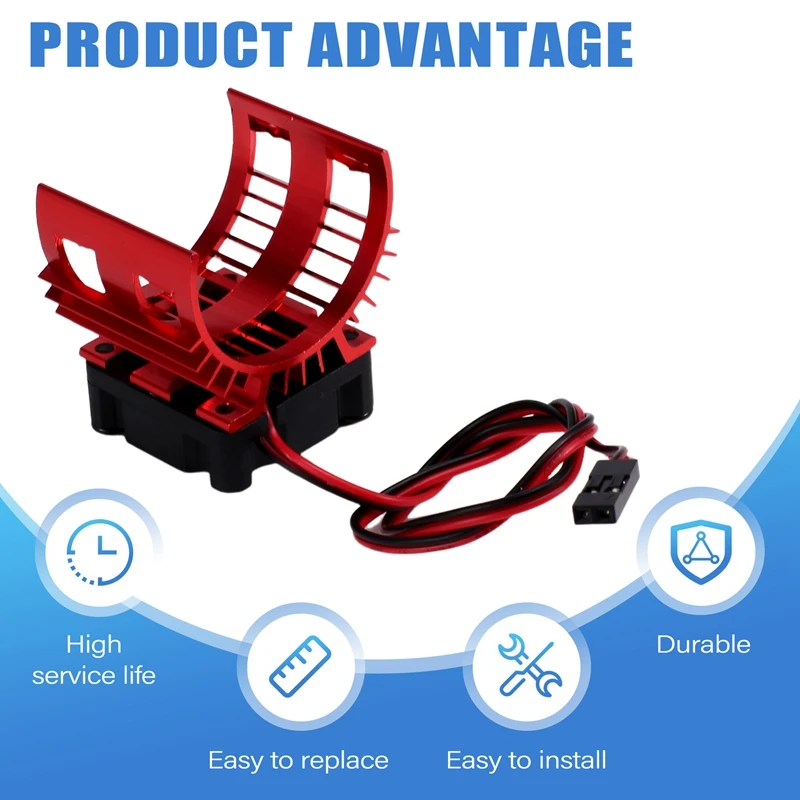 BNVN-RC автомобиль 540 550 3650 3660 3665 бесщеточный электродвигатель крышка радиатор охлаждающий вентилятор для 124017 124016   Запчасти