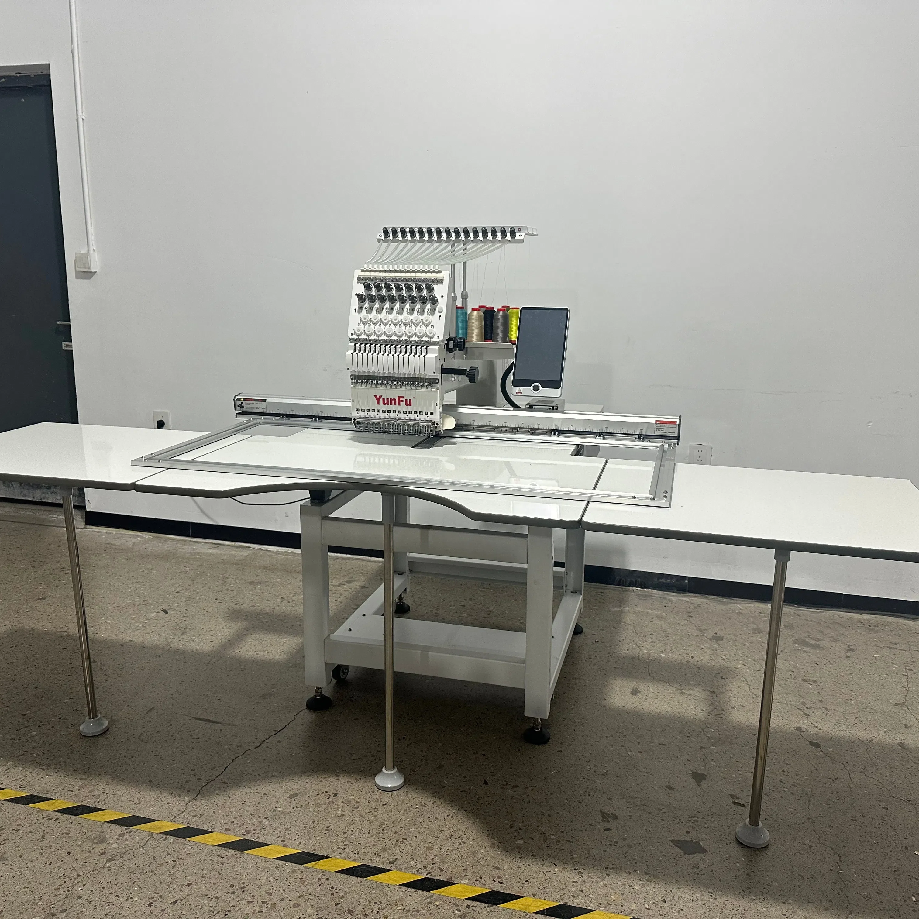 DDP Tajima Single Head Computerized Embroidery Machine For Cap Tshirt Finished Garment Flat Embroidery Agbada Style