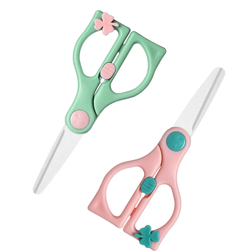 

Ceramic Blade Kitchen Food Scissors With Rounded Edge Operation Design Suitable For Baby Food Supplement Vegetable Meat Noodles