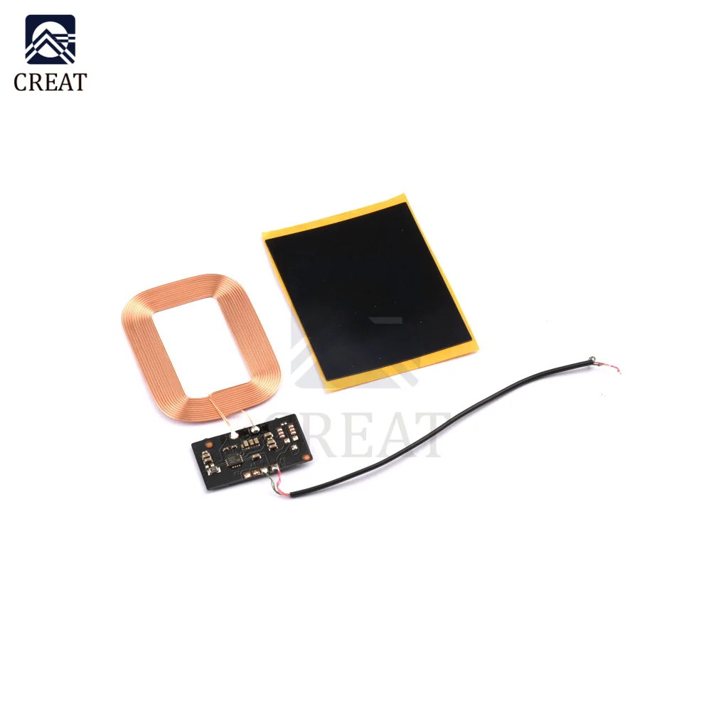 Upgraded mini Standard wireless charger receiver module small PCBA coil board universal wireless charging module