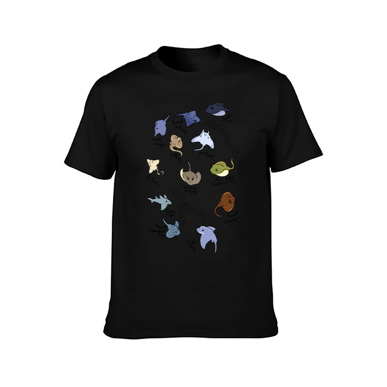 Stingray Species T-Shirt Minimal Art Print T-Shirt