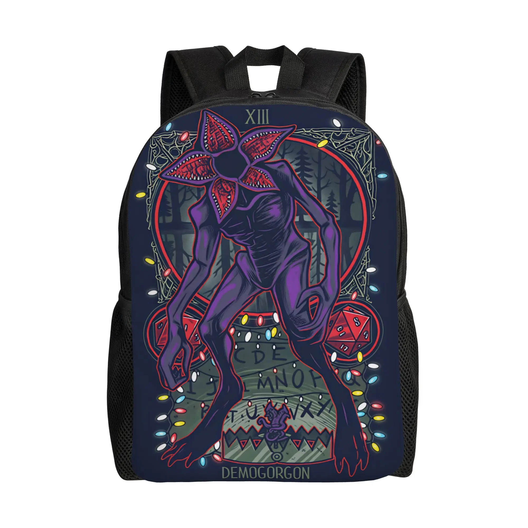 Demogorgon Starry Night  Backpack  Casual Backpacks Student Unisex Daily Durable School Bags High Quality Rucksack