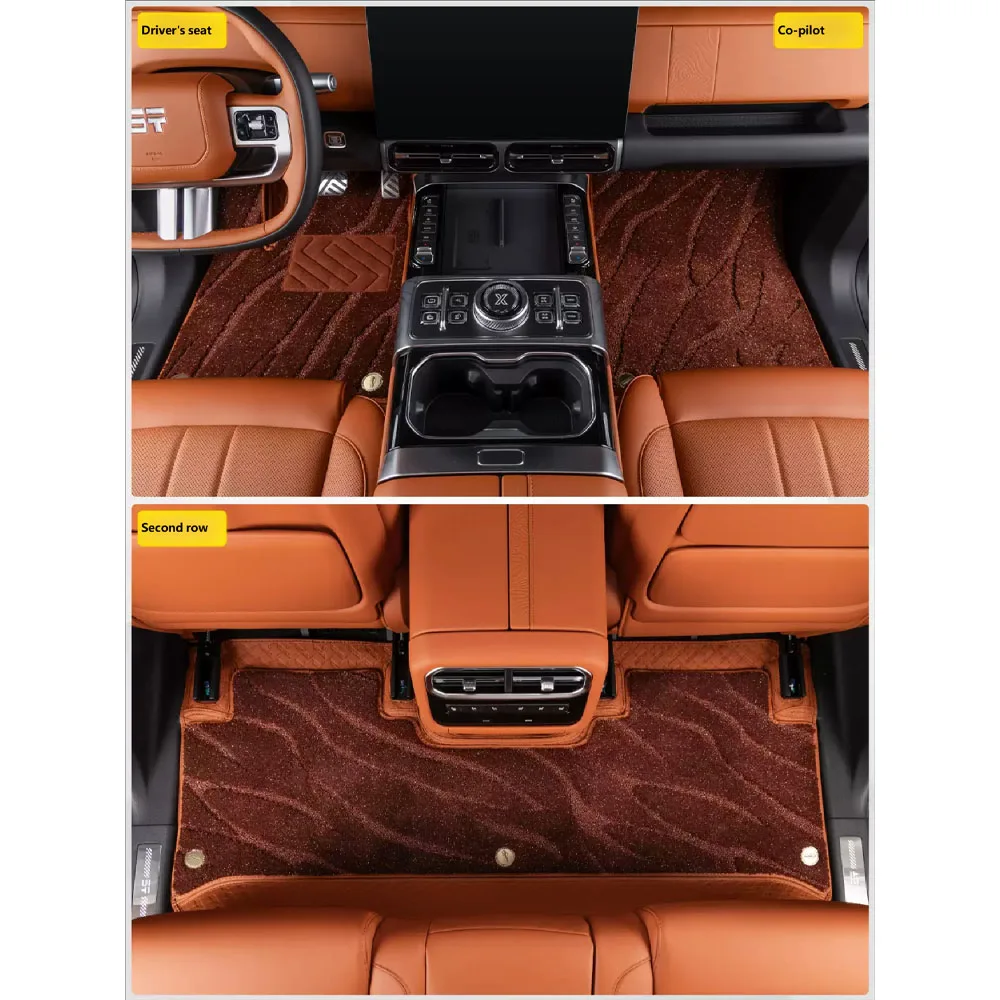 For Jetour G700 2025 2026 Full-enclosure double-layer floor mat for anti-stain and anti-slip interior accessories