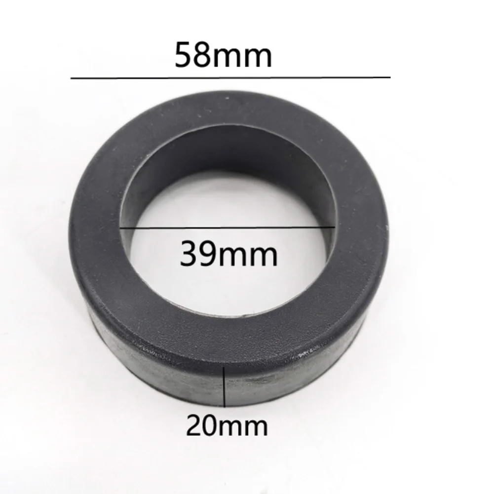 2pcs Black Rubber Shock Absorbing Spacer Pad Anti Collision Protector For Barbell Hanger Dumbbell Weight Plate Gym Rack Parts