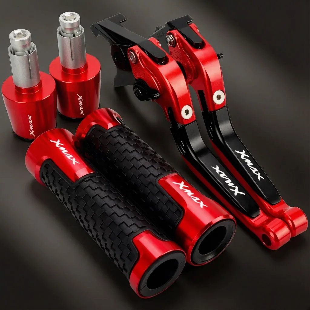 

For YAMAHA XMAX300 X-MAX XMAX 300 2017 2018 2019 2020 2021 2022 2023 7/8"22MM Handlebar Grips Ends Plugs Brake Clutch Levers