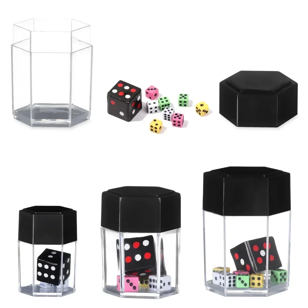 Explosion Dice Kids Magic Tricks Dice Mysterious Box Toy Funny Novelty Joke Prank Toy Magic Show Prop Multiple Specification Di