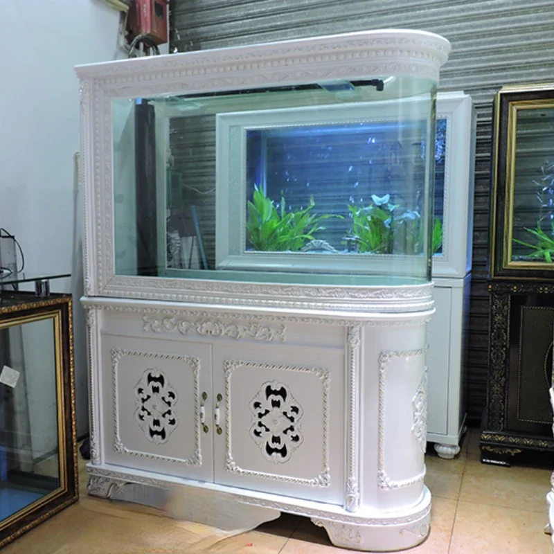 Fish Tank Aquarium European Style 1.26 M/1.5 M Screen Change Water Bottom Filter Ecological Dragon Fish Tank Aquarium