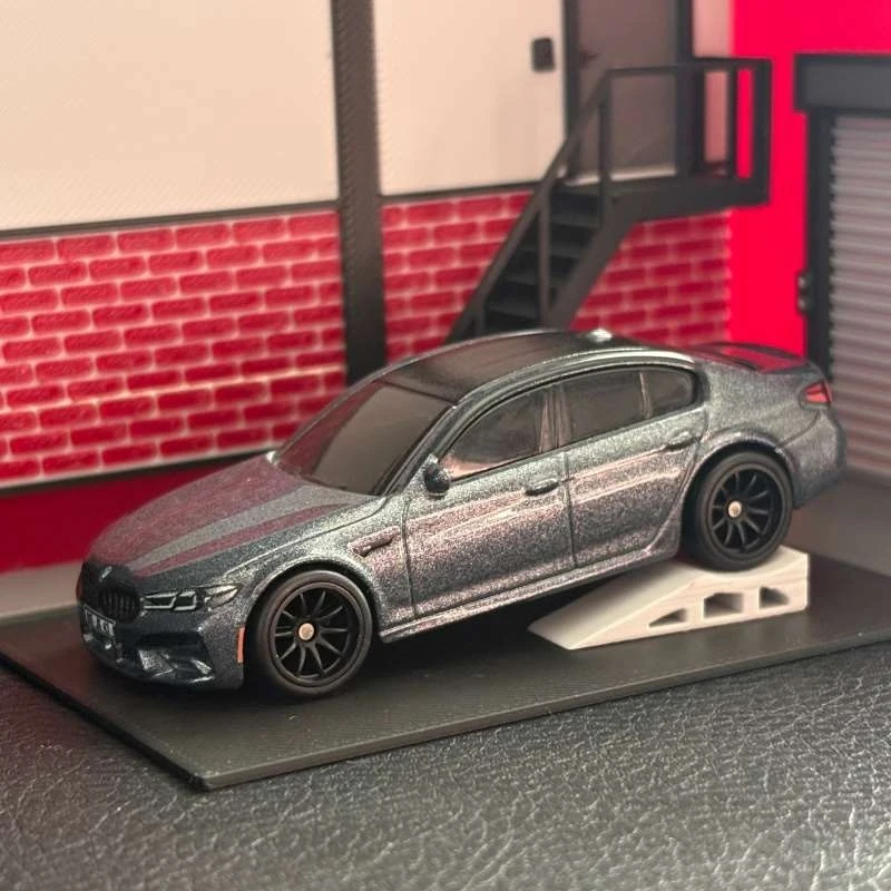 Diecast Car Display Ramp Mini Scale Model Vehicle Incline Stand Toy Car Showcase Riser Rack