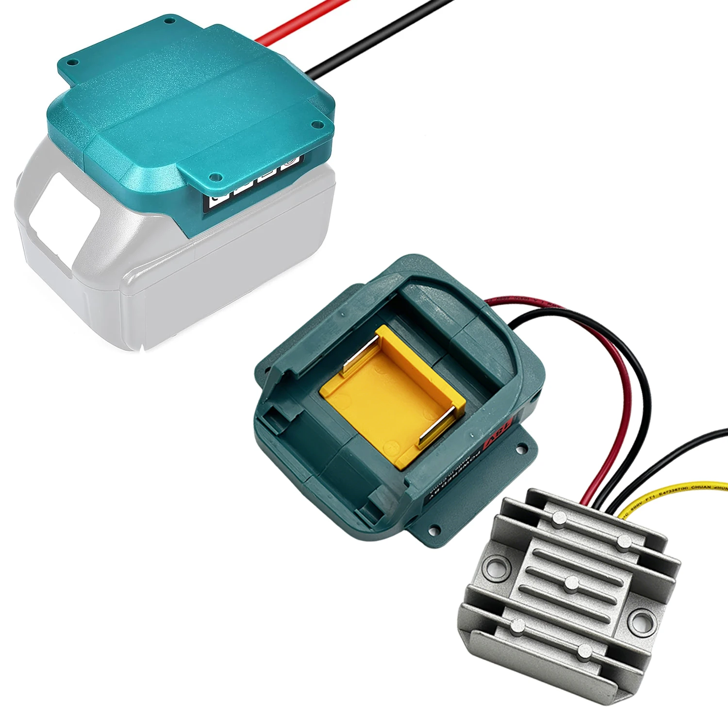 Makita LXT adaptador de batería con rueda para herramientas RC - imagen 2