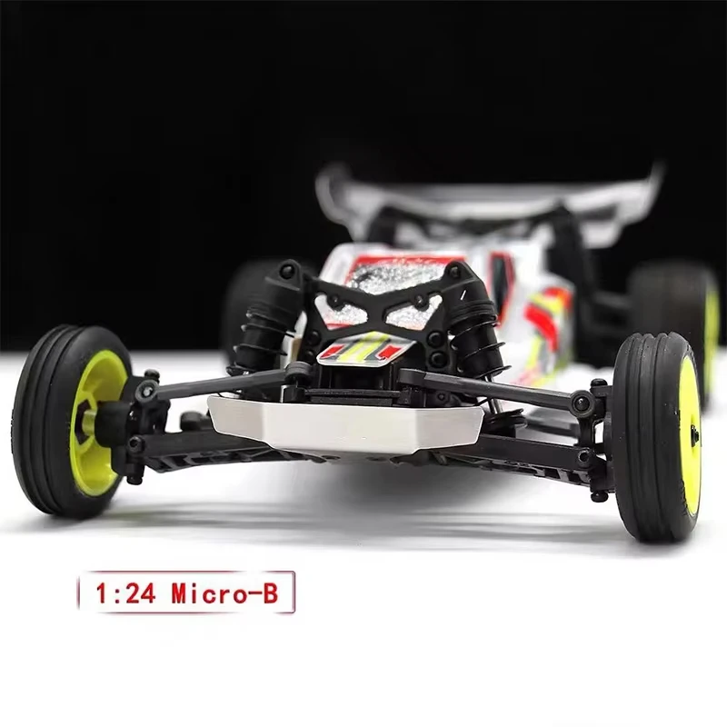 304 Stainless Steel Front Chassis Skid Plate Heavy Duty Guard Protector Upgrade Accessories for Losi 1/24 Micro-B 1/28 Micro-T R