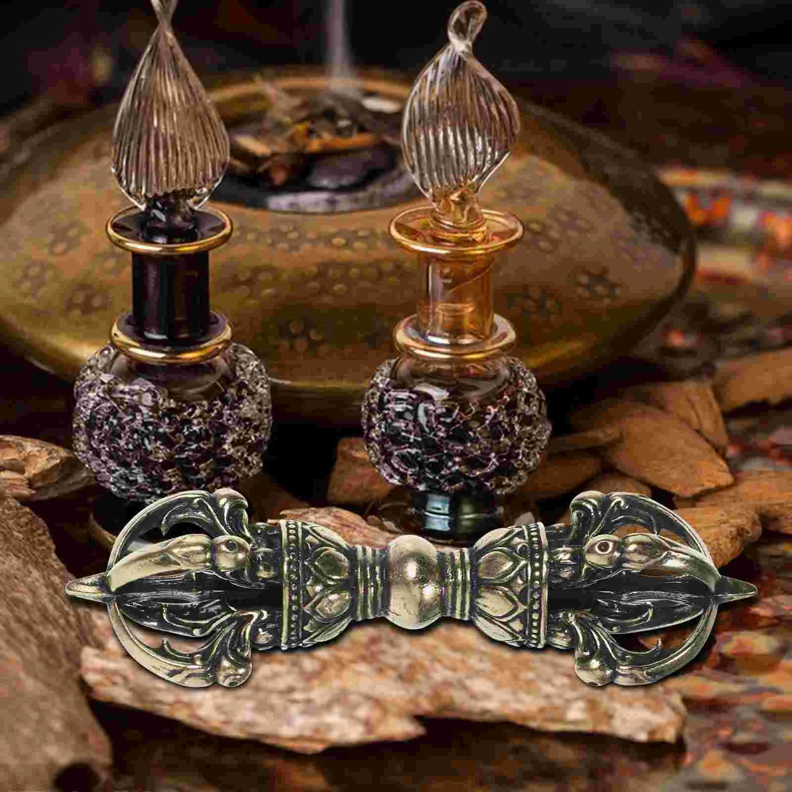 Demon Pestle Decorative Ornament Brass Dharma Pendant Elegant Decoration Collection Amulet Craft