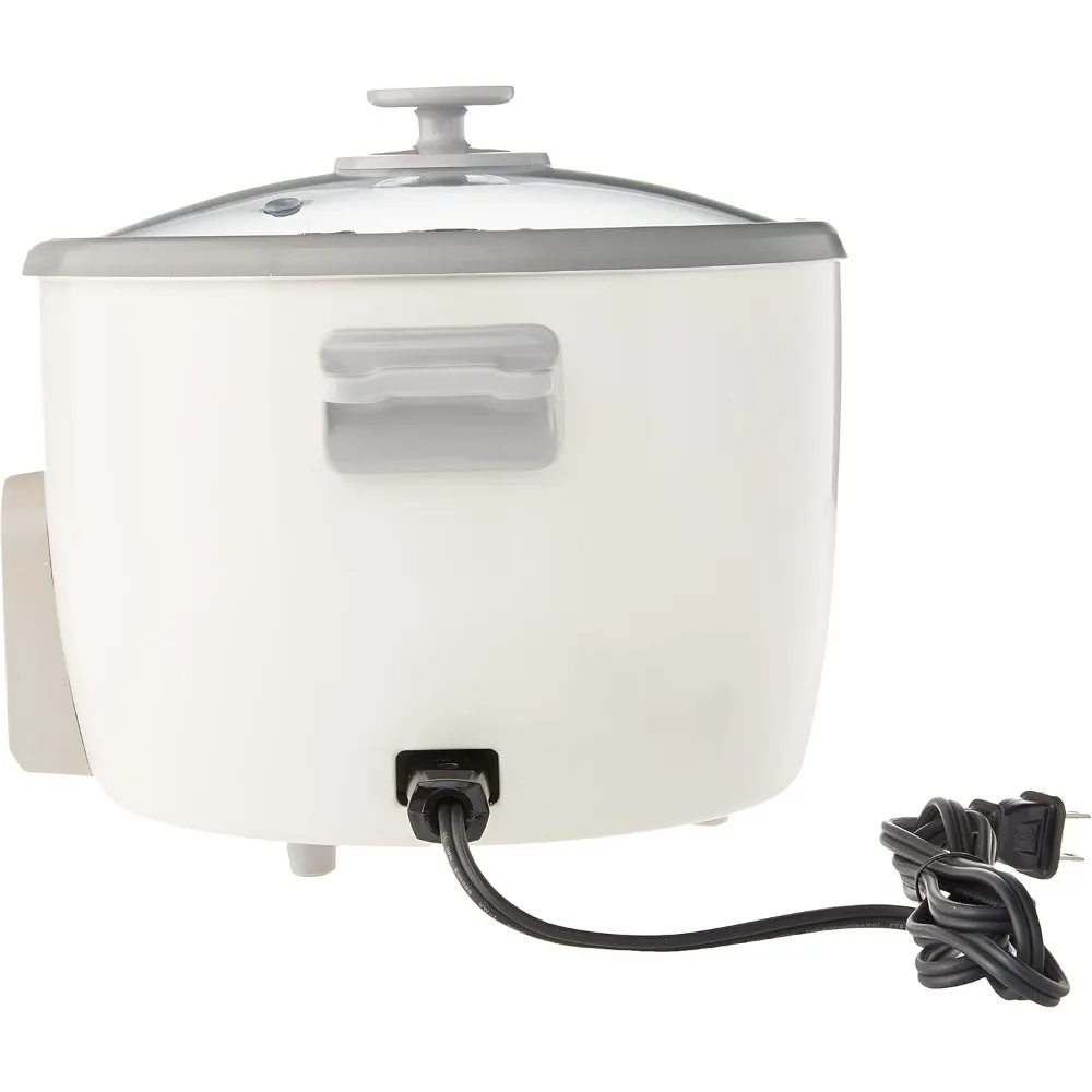 3-Cup (Uncooked) Rice Cooker, White