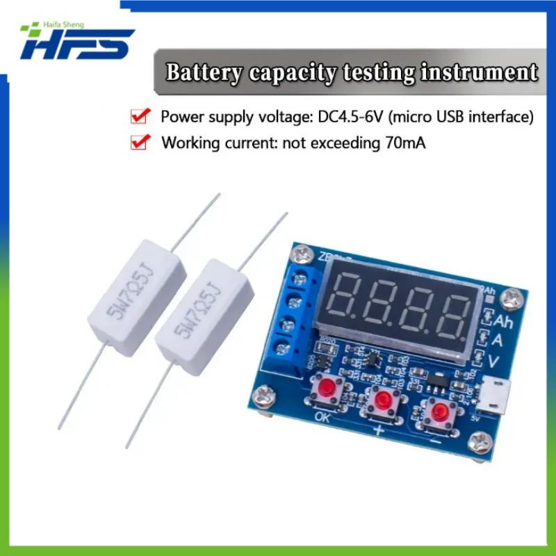 

ZB2L3 Li-ion Battery Capacity Meter Measuring Analysis Instruments Lead-Acid Battery Discharge Tester