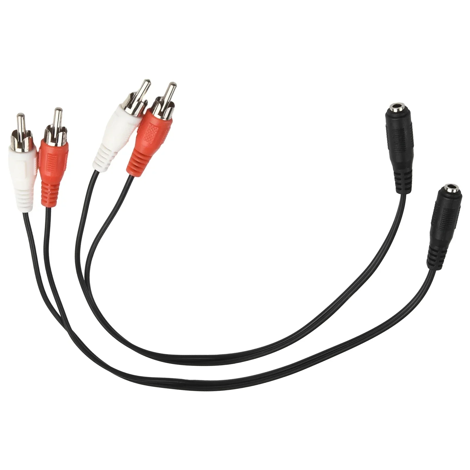 Perfect Fit for Most Car Models 2 Pack 3 5mm Audio to 2 Cable 1/8 Stereo Female to 2Male Y Splitter Aux