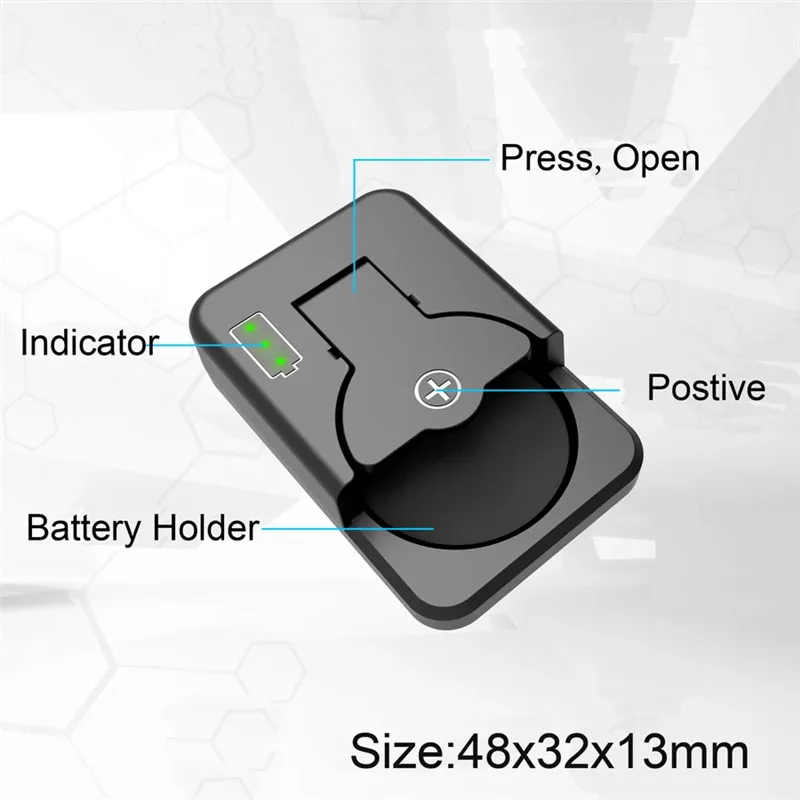 Button Bettery Universal Charger Smart Type-C Rechargeable Lithium LIR2032 LIR2450 4.2V Newest Mini Protable Battery Charger