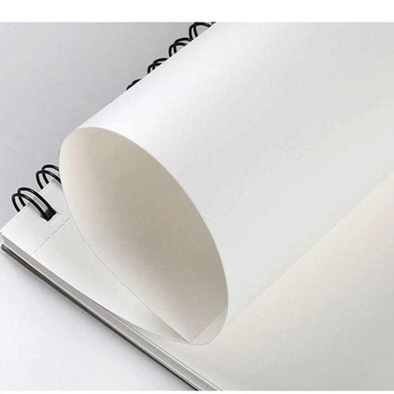 A4 Side Flip Sketch Book 100g 40 Sheets Thickened Drawing Paper for Art Students