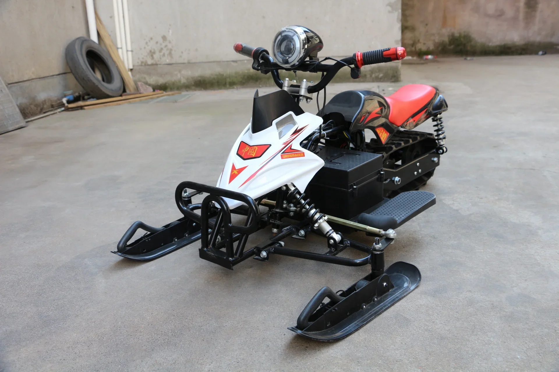 Adult and Children Scooter 48v 20AH 800w with Horn/light/three Speed Snow Racer Electric Snow Racer Electric Snow Sleds