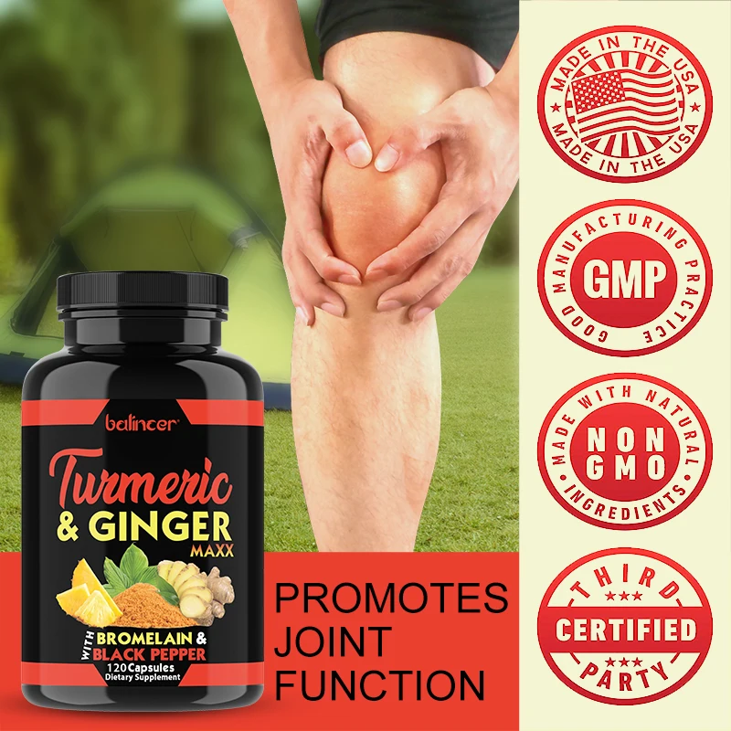 Balincer Organic Curcumin Capsules relieve pain, support shoulder and neck joint health, and relieve inflammation and muscle sor