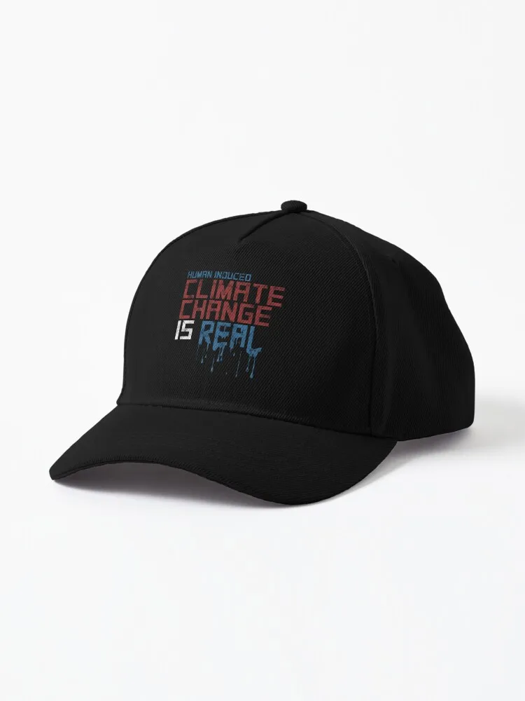 Human Induced Climate Change Is Real (Worn Look) Cap Men Dad Hats with Design Hat