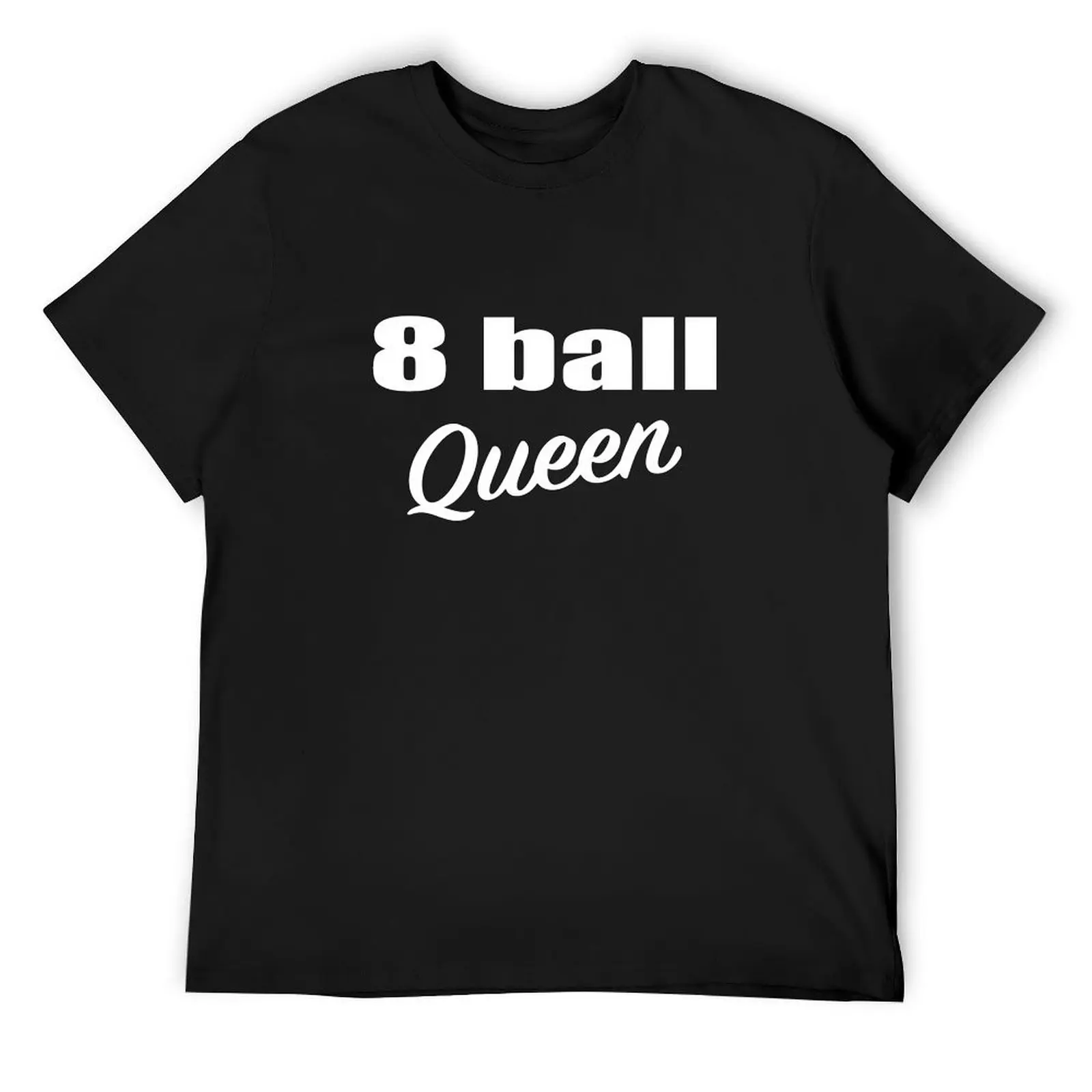 8 Ball Queen Billiards Pool Players Gifts T-Shirt man t shirt customs blue archive outfits for men