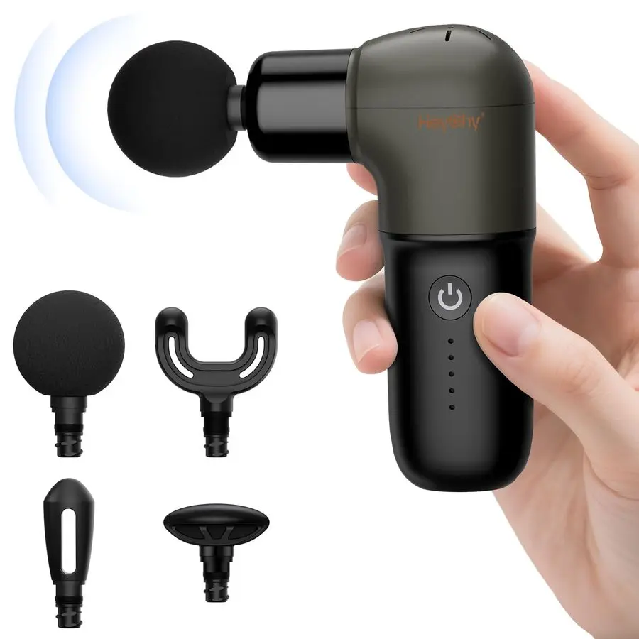 

Mini Massage Gun, Deep Tissues Percussion Muscle Massager, Compact Sports Travel Massage Gun, Portable Massager Gun for her him,