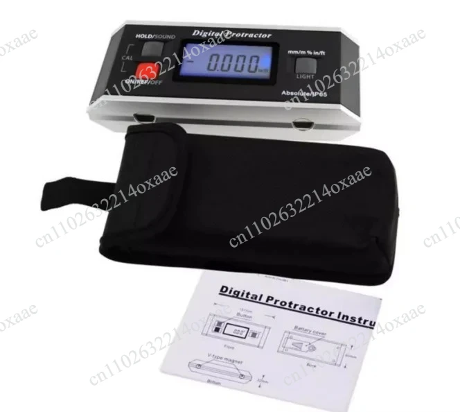 Digitaler Neigungsmesser mit Magnetischem V-Schlitz und Hintergrundbeleuchtung, Hochpräziser Goniometer-Nivellierer für Industrie- und Automobilanwendungen