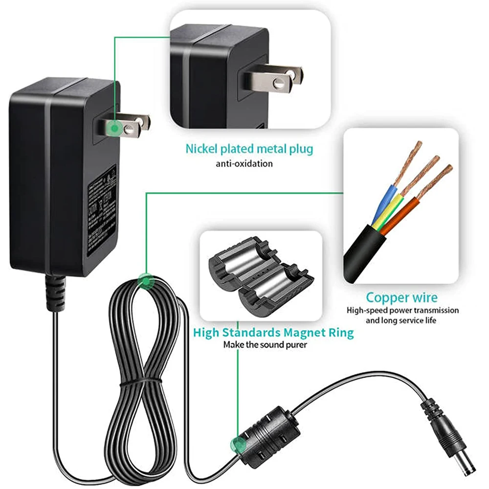 18V 1.67A 30W Điện Sạc Dây Echo (3rd Gen), echo Plus (2nd Gen), Tiếng Vang Thể Hiện (2nd Gen), Tiếng Vang Thể Hiện 8