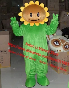 New Custom EVA Material Sunflower Mascot Costume Flower Cartoon Suit Cosplay Movie Props Birthday Party Adult Size 576