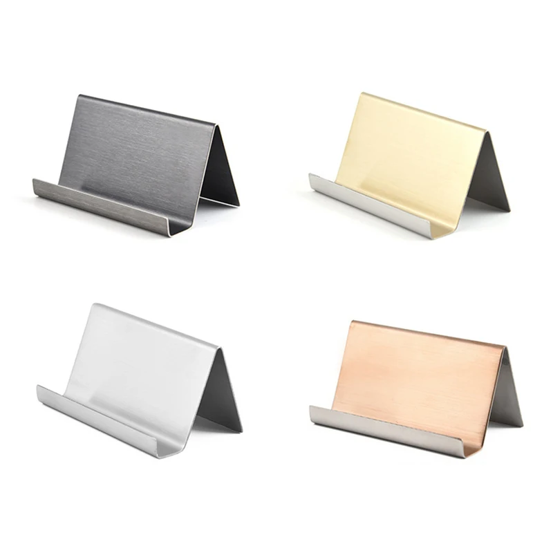 Display Rack para Cartão de Visita, Name Tag, Desktop Stand, Table Organizer, Celular Titular, Sala de Conferência Acessórios