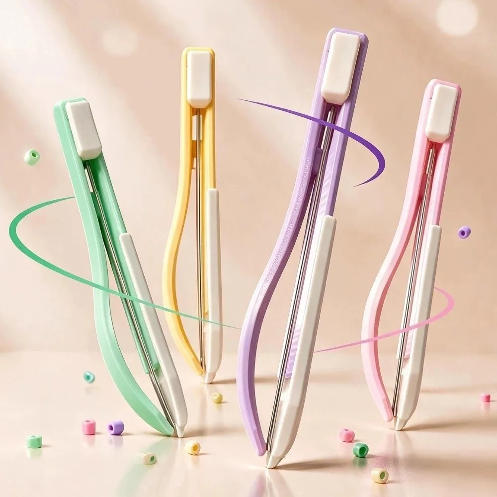 2in1 Press-Type Fuse Bead Pen Efficient Handheld Perler Bead Placement Pen Ergonomic Time-Saving Automatic Bead Dispenser