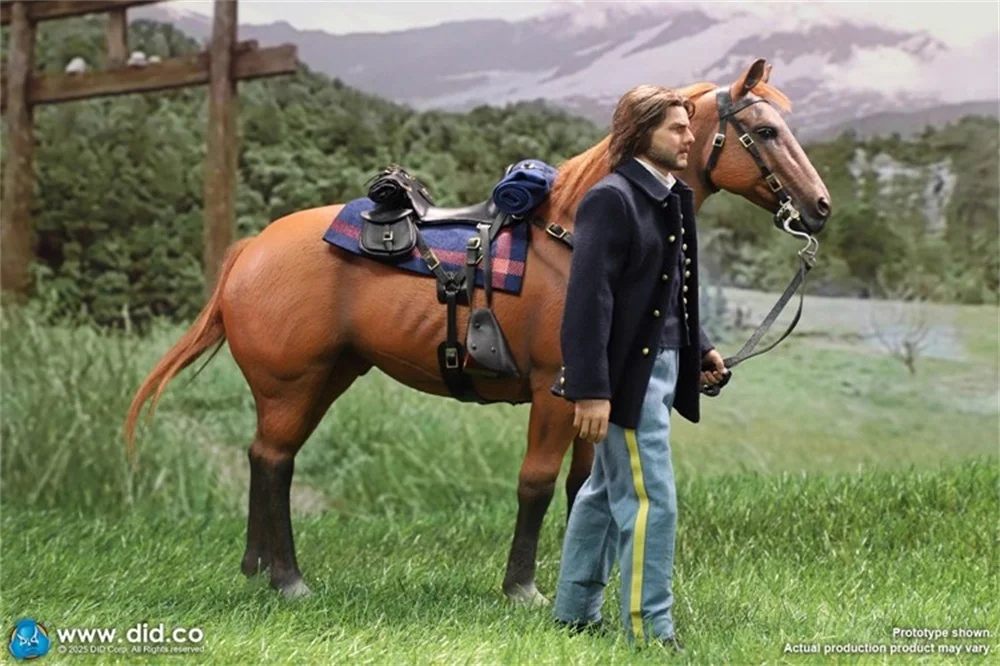 New Arrival 1/6th DID E60082 Red Brown Horse with Tool Equipment Toys Model Accessories For 12