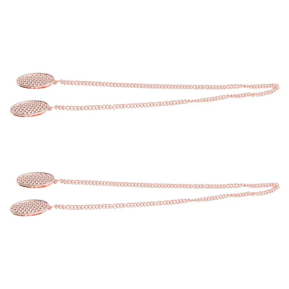 2Pcs Napkin Clips Adjustable Bib Holders Zinc Alloy Multi-Functional for Dining Outdoor Party Bibs Masks Utensil Holder