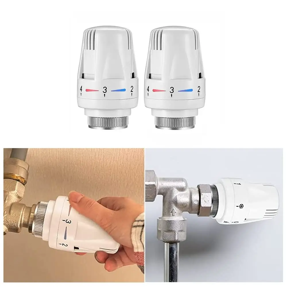 Automatic Thermostatic Thermostatic Radiator Valve Straight Type Adjustable Floor Heating Valve Easy To Use Automatic