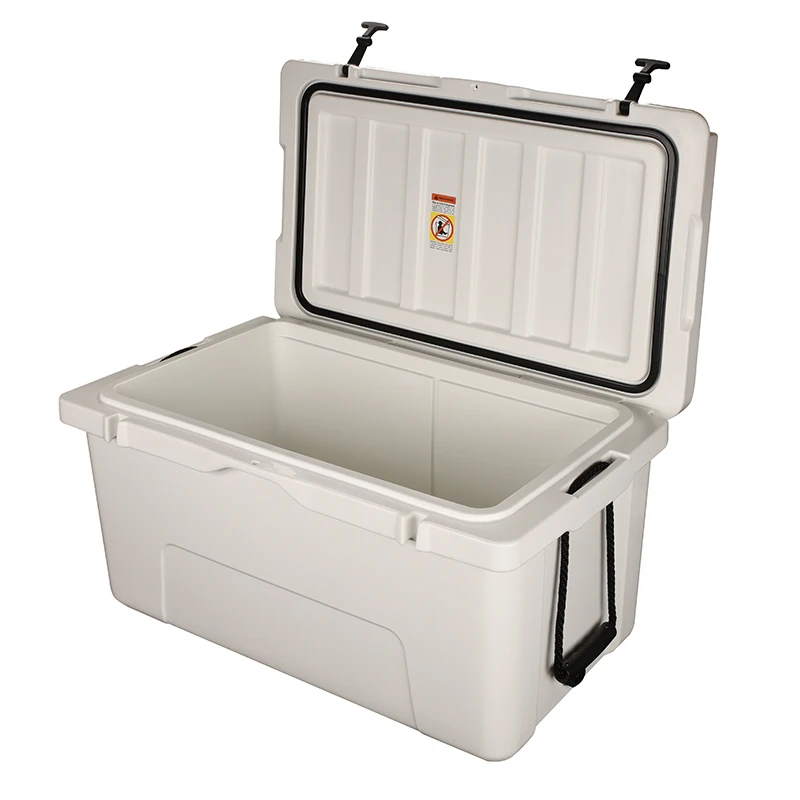 60L Rotomolded Custom Logo Large Size Outdoor Portable Ice Chest Cooler Box for Fishing Camping & Food Storage and Wine & Cans