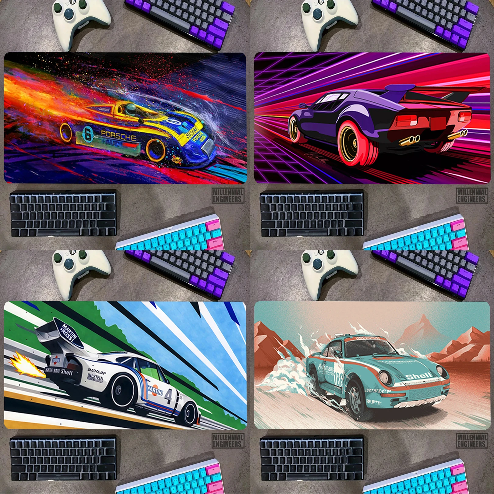 Cool Sports Racing Car Mouse Pad Premium Mousepad Gaming Mats Keyboard Office Accessories Big Mousepepad Desk Mat Gamer Extended