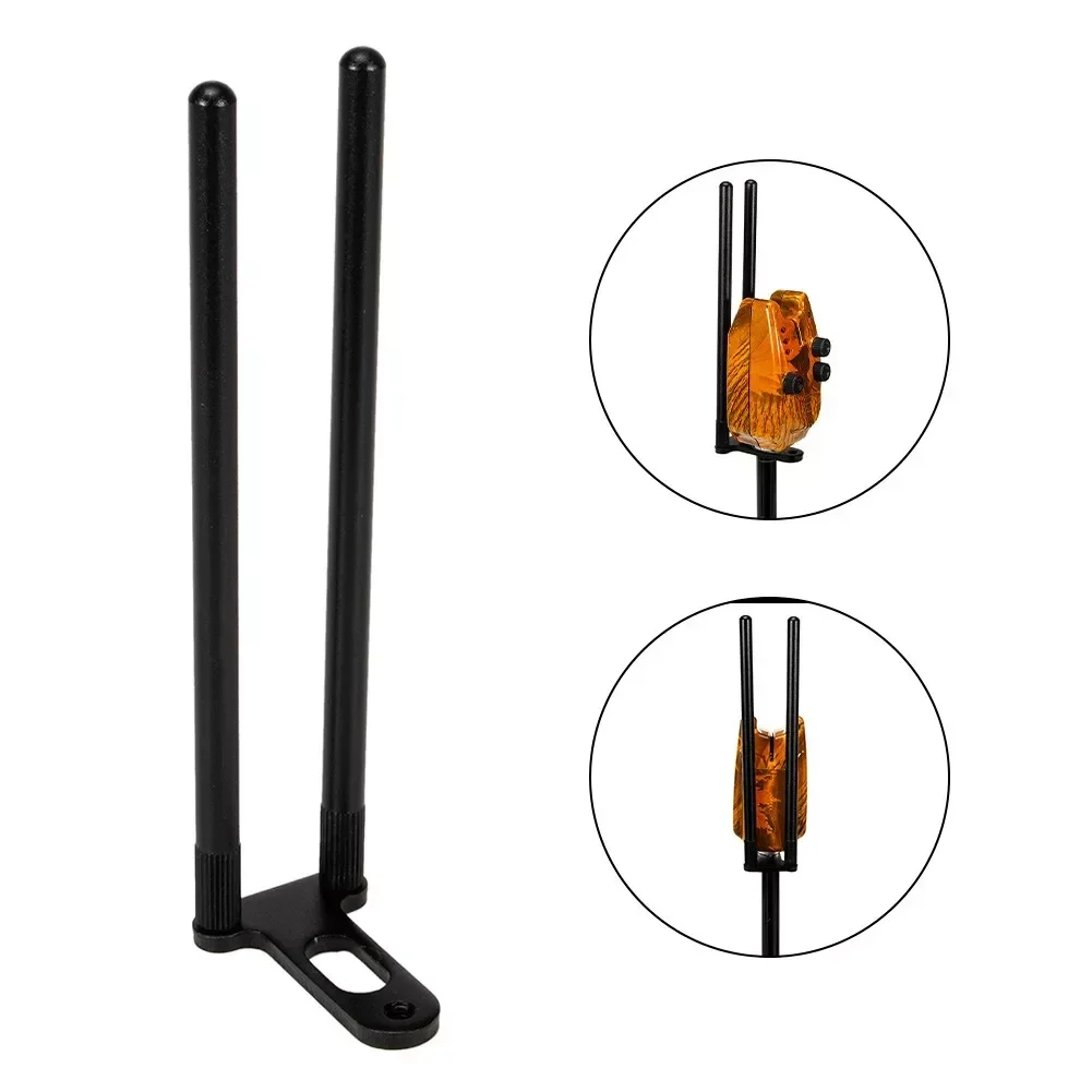 SPORTFUNSF 1pc Carp Fishing Snag Bars Ears Aluminium Alloy For Bite Alarms Windproof Windshield Anti Falling Snag Bar Carp Fishi