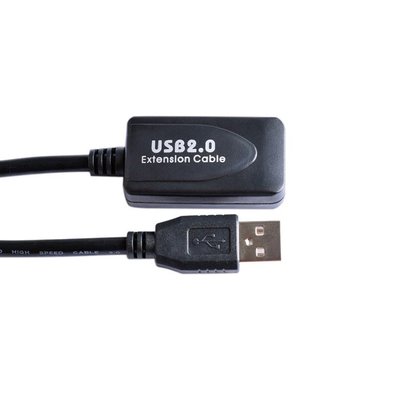 USB 2.0 مكبر صوت أحادي تمديد كابل يو إس بي 2.0 AM إلى AF نشط تمديد مكرر كابل محول للاتصال لمسافات طويلة