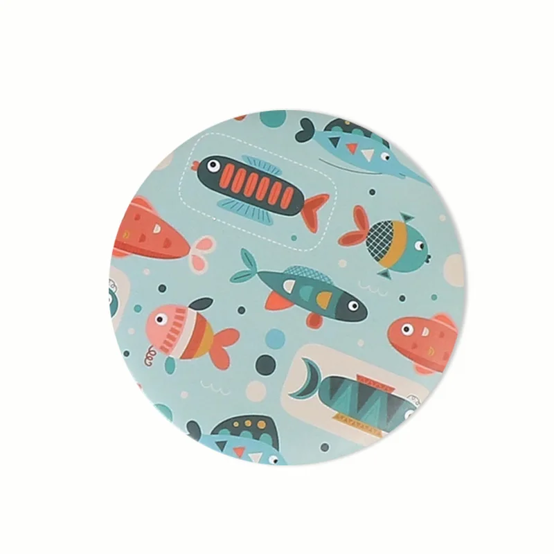 30 Pcs Cartoon Cute Animal Metal Cosmetic Mirror / Sweet Women Children Makeup Pocket Mini Portable / Party Christmas Gift
