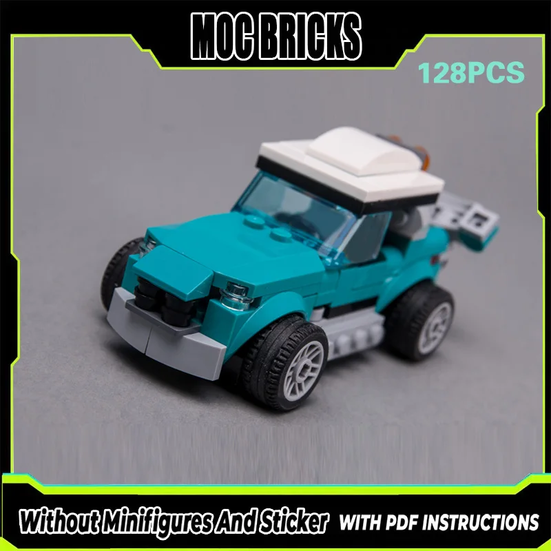 

Модель гоночного автомобиля MOC, конструктор, японский дрифт-кар, модульная технология, подарки, праздничный набор для сборки, детские игрушки